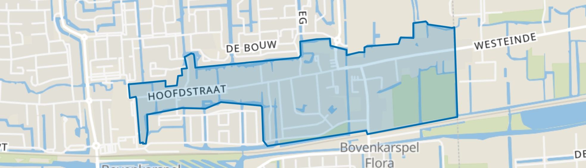 Oud Bovenkarspel, Bovenkarspel map