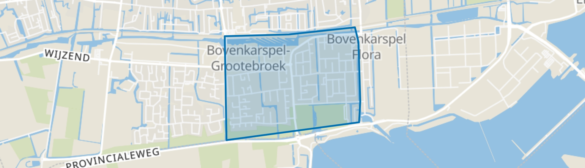 Plan Zuid en Princenhof, Bovenkarspel map