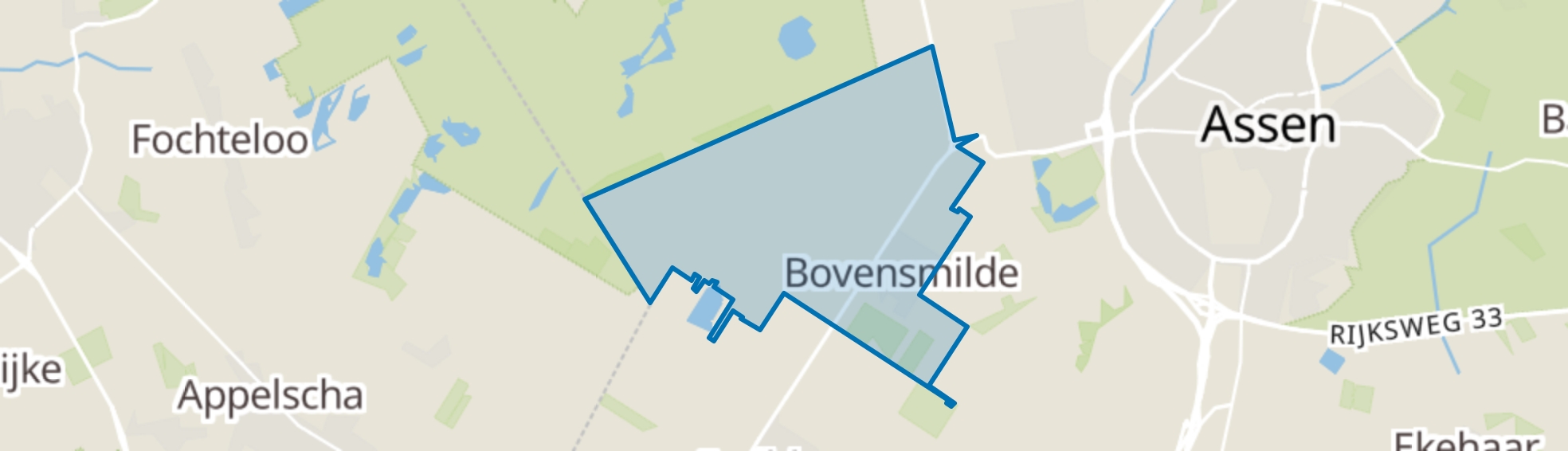 Bovensmilde map