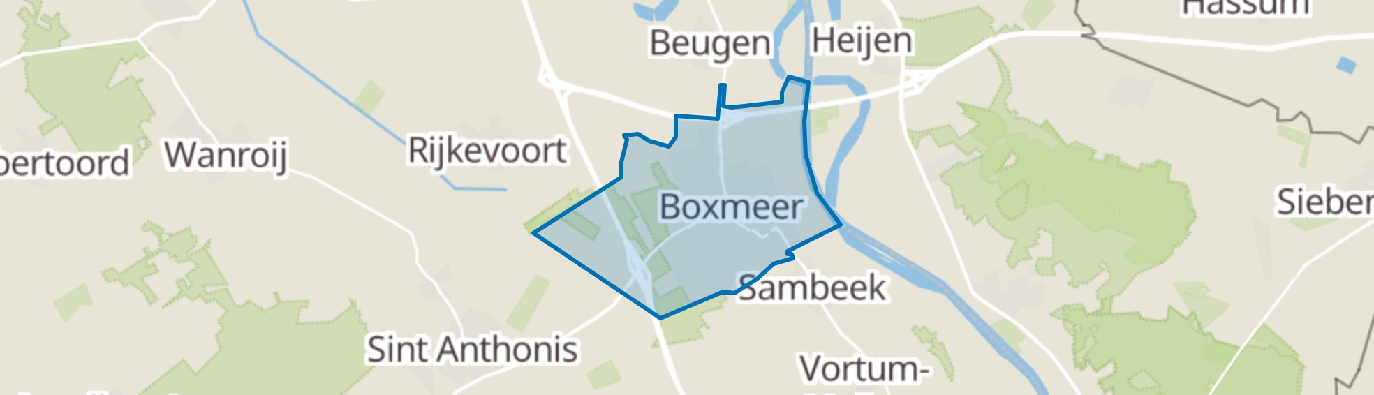 Boxmeer map