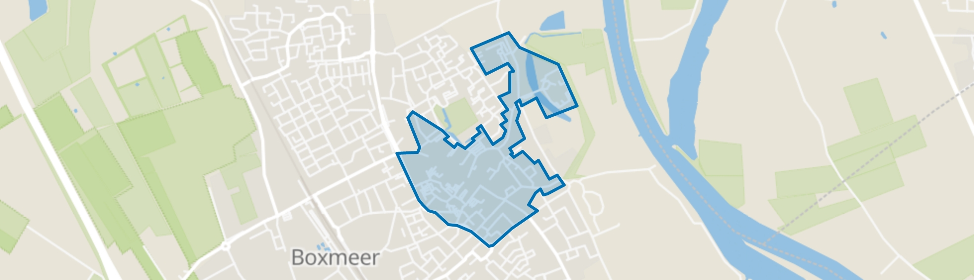 Boxmeer Centrum, Boxmeer map