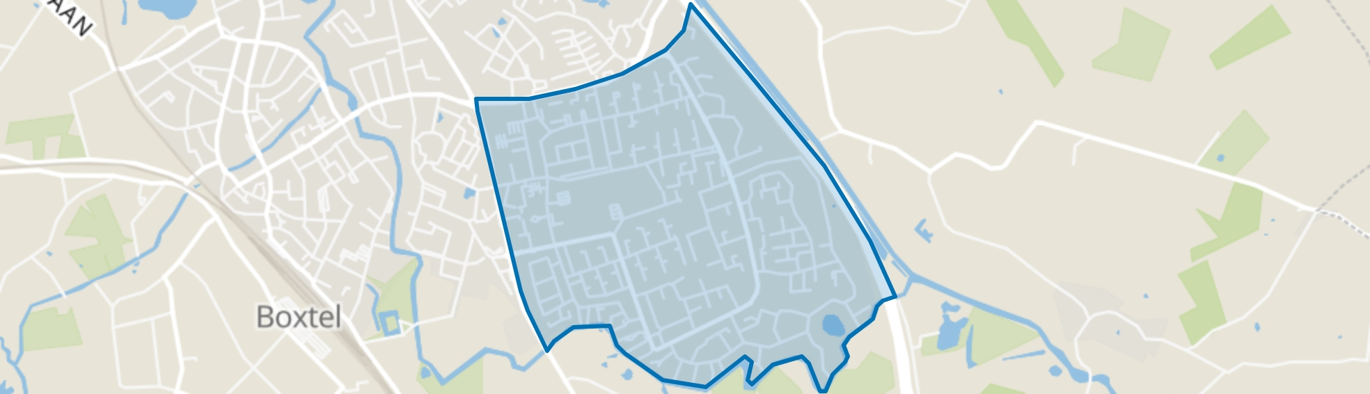 Boxtel-Oost, Boxtel map