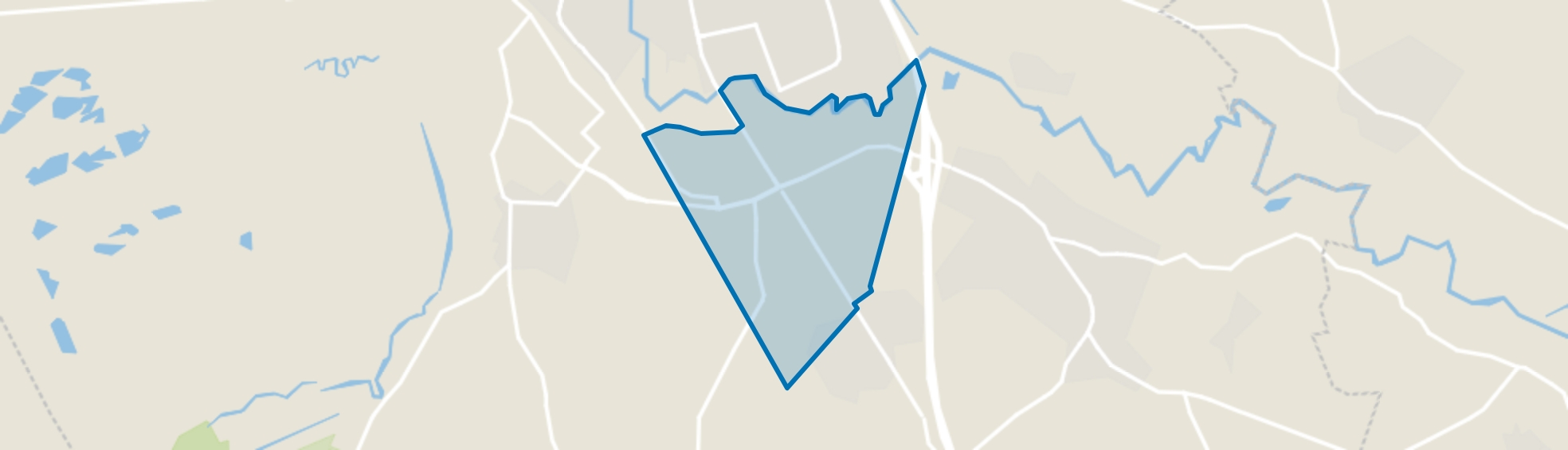 Verspreide huizen Kleinderliempde, Boxtel map