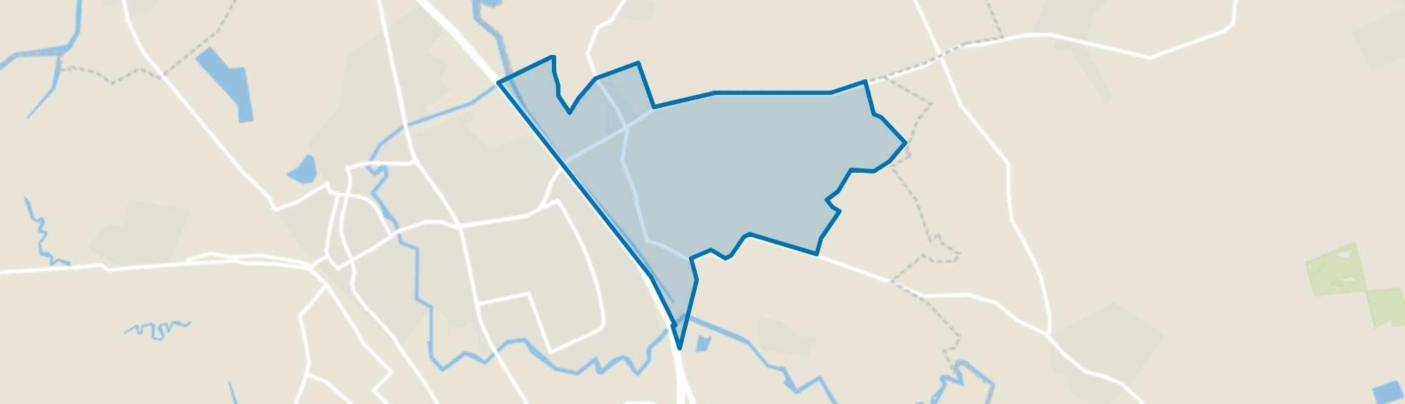 Verspreide huizen Langenberg, Boxtel map