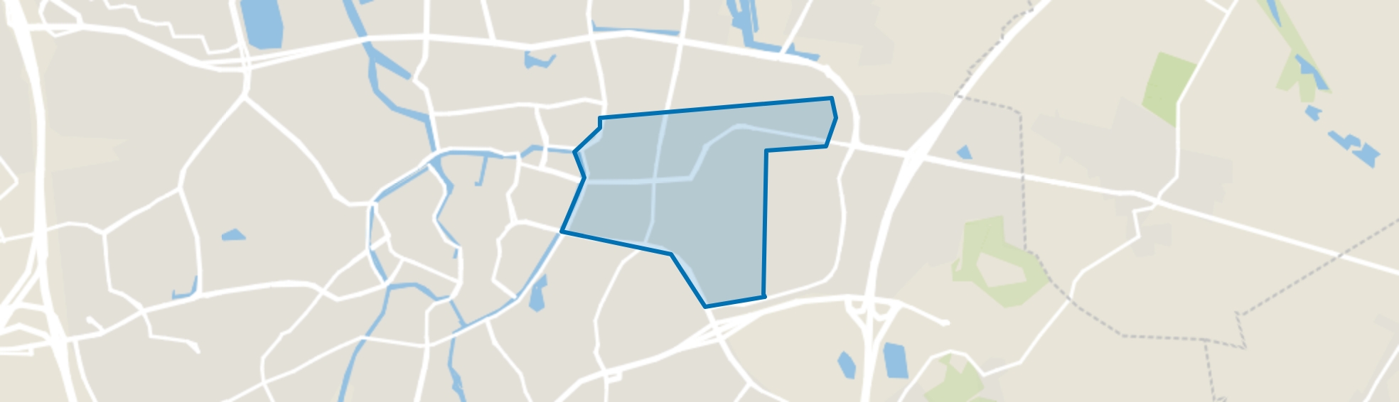 Brabantpark, Breda map