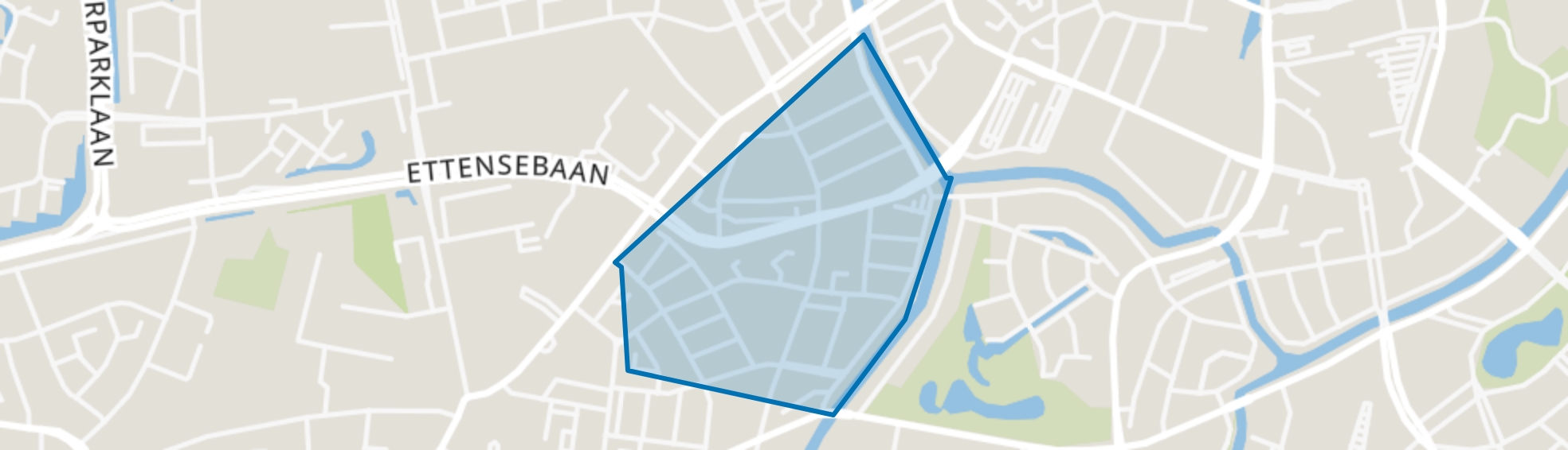 Haagpoort, Breda map