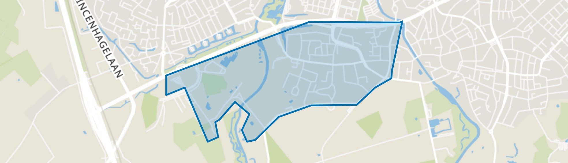 Ruitersbos, Breda map