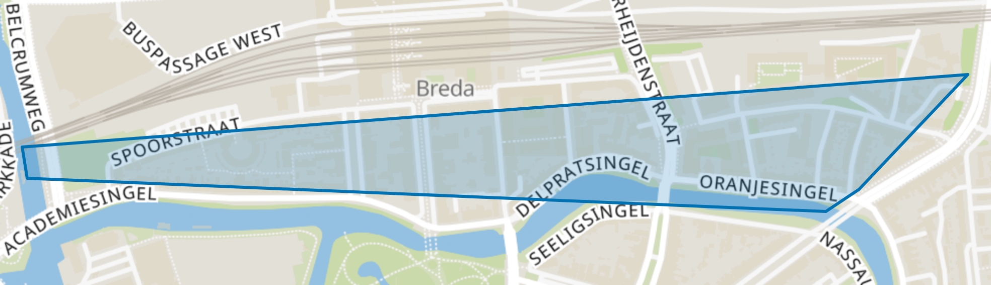 Station, Breda map