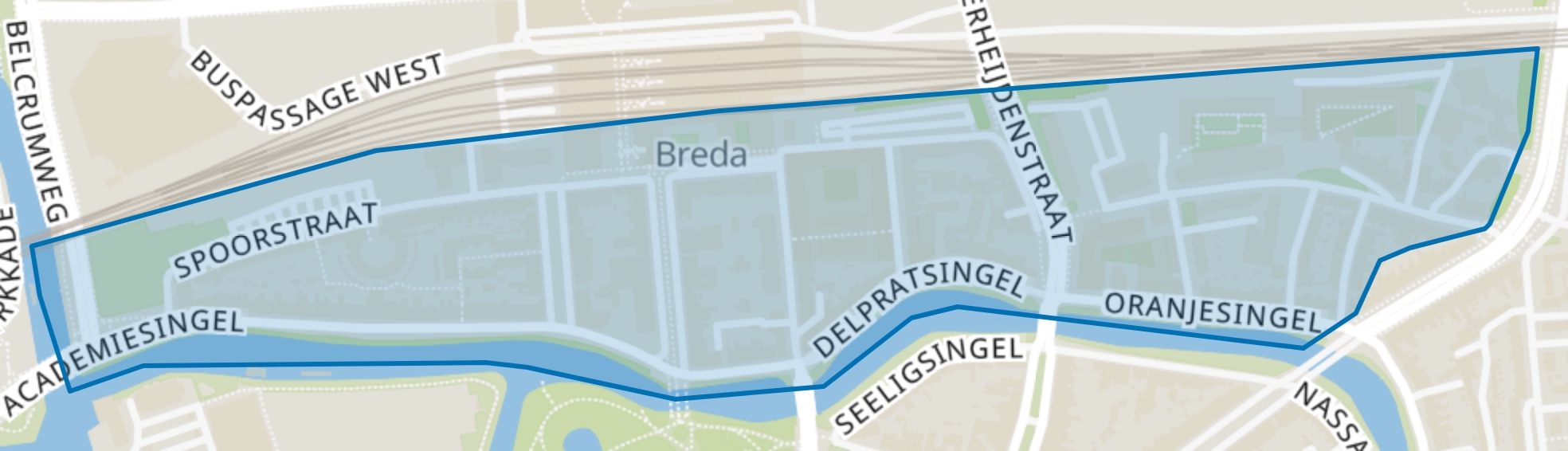 Station, Breda map