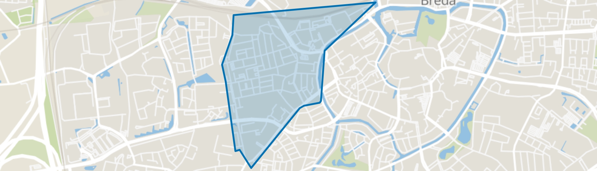 Tuinzigt, Breda map