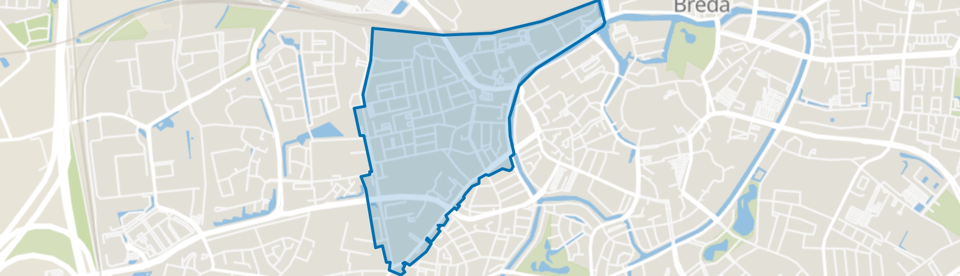 Tuinzigt, Breda map