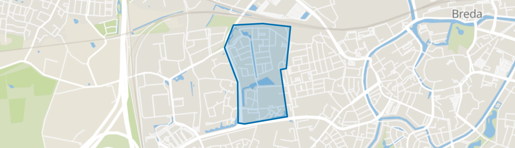 Westerpark, Breda map