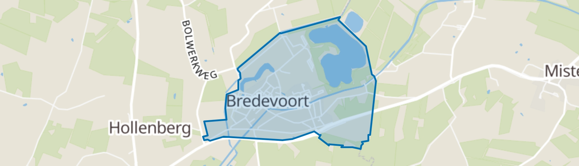 Bredevoort map