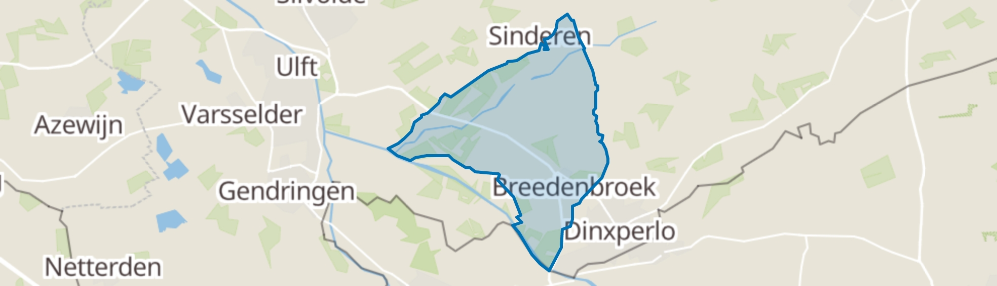 Breedenbroek map