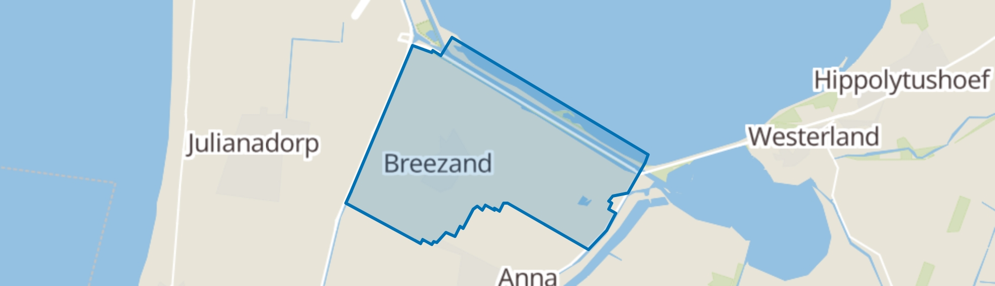 Breezand map