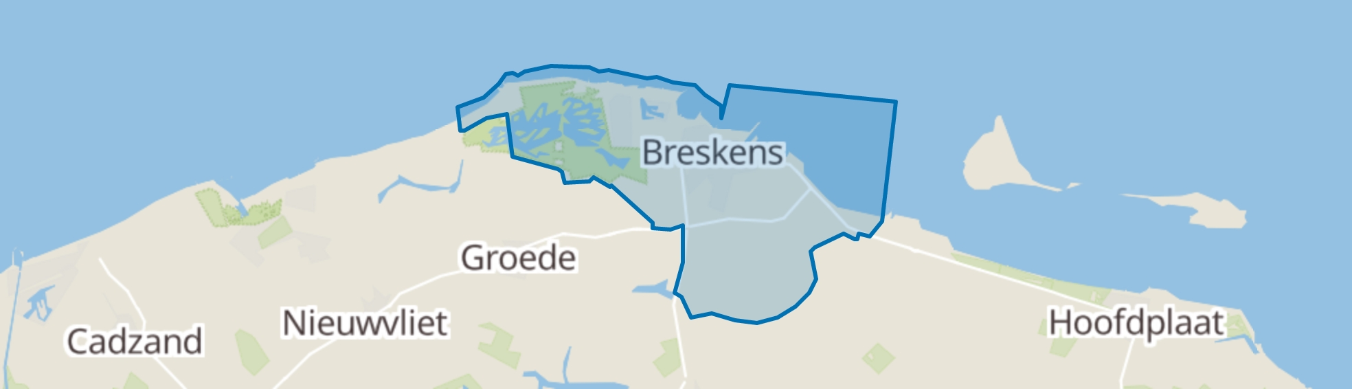 Breskens map