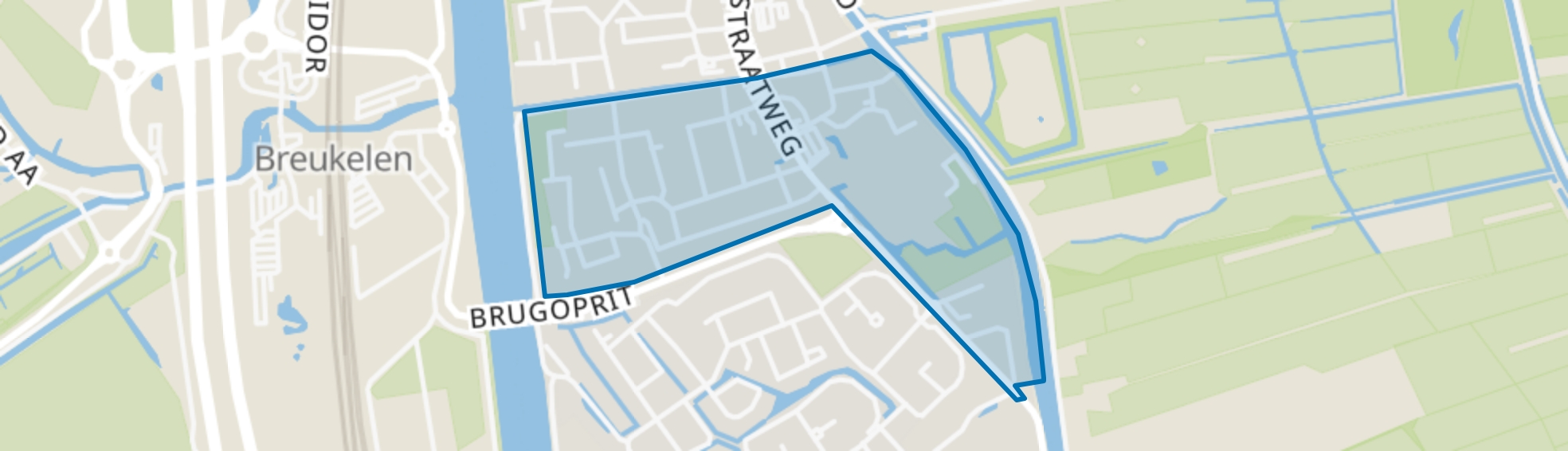 Breukelen Zuid, Breukelen map