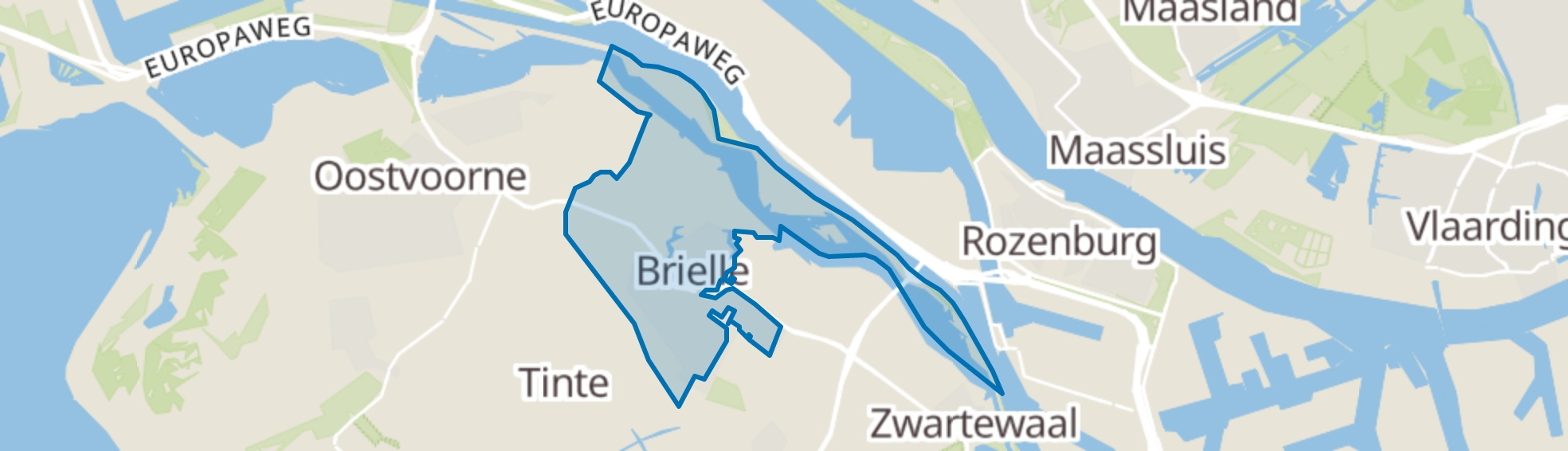 Brielle map