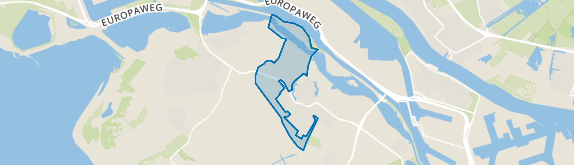 Verspreide huizen II, Brielle map