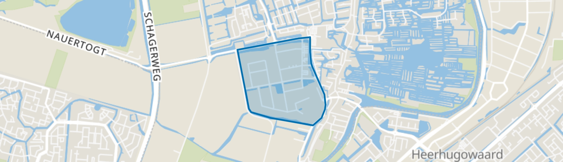Bedrijventerrein Zuiderdel, Broek op Langedijk map