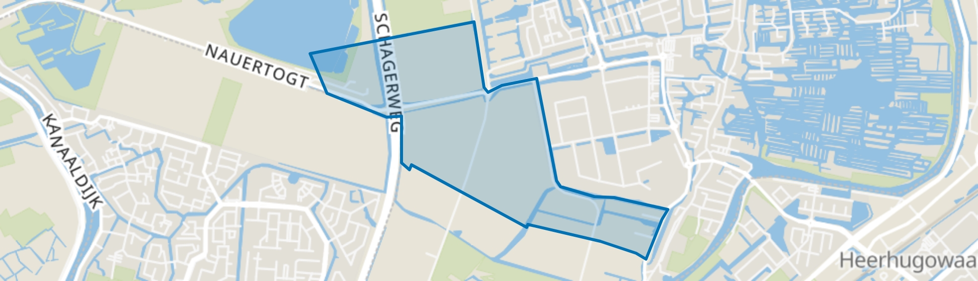 Buitengebied Broek op Langedijk, Broek op Langedijk map