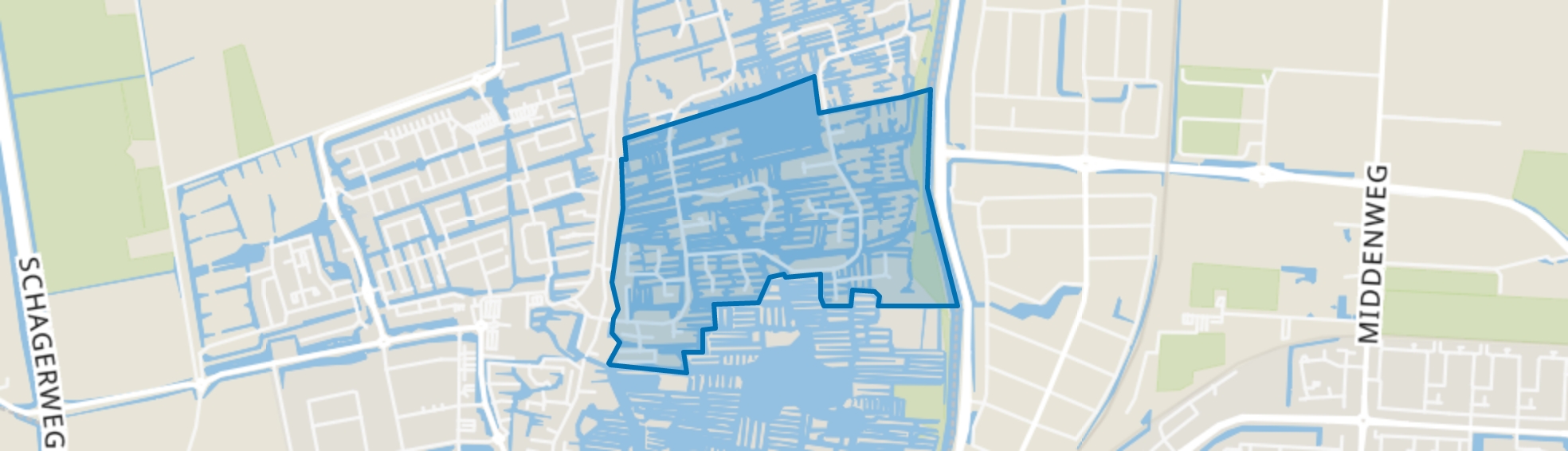 Duizend Eilandenrijk Zuid, Broek op Langedijk map