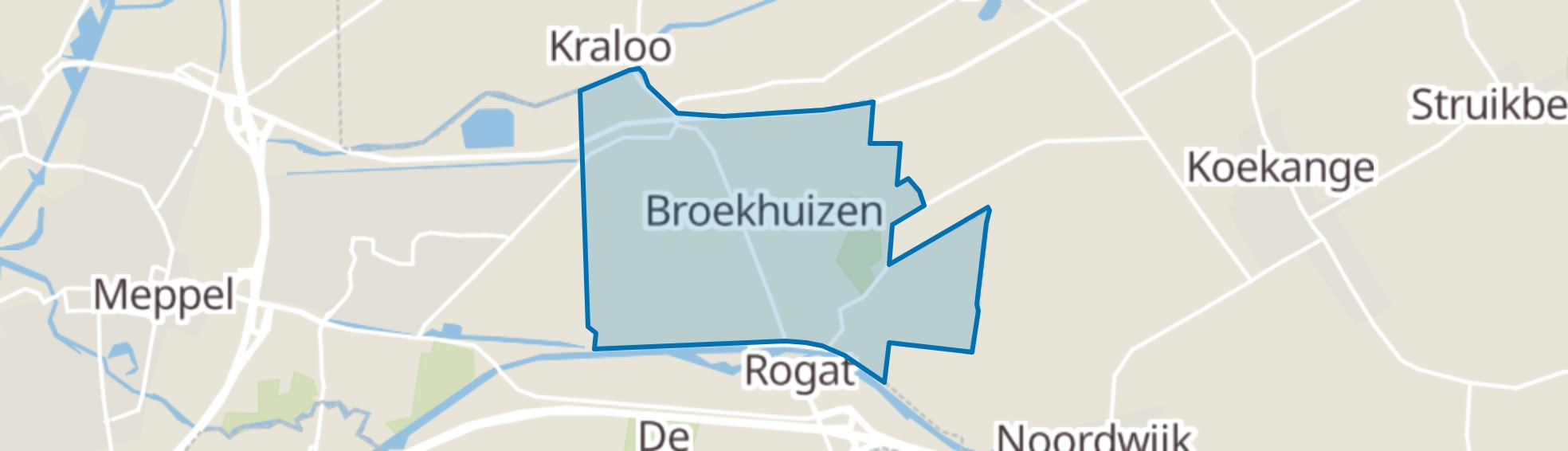 Broekhuizen (DR) map