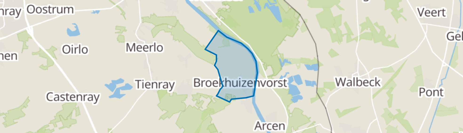 Broekhuizenvorst map