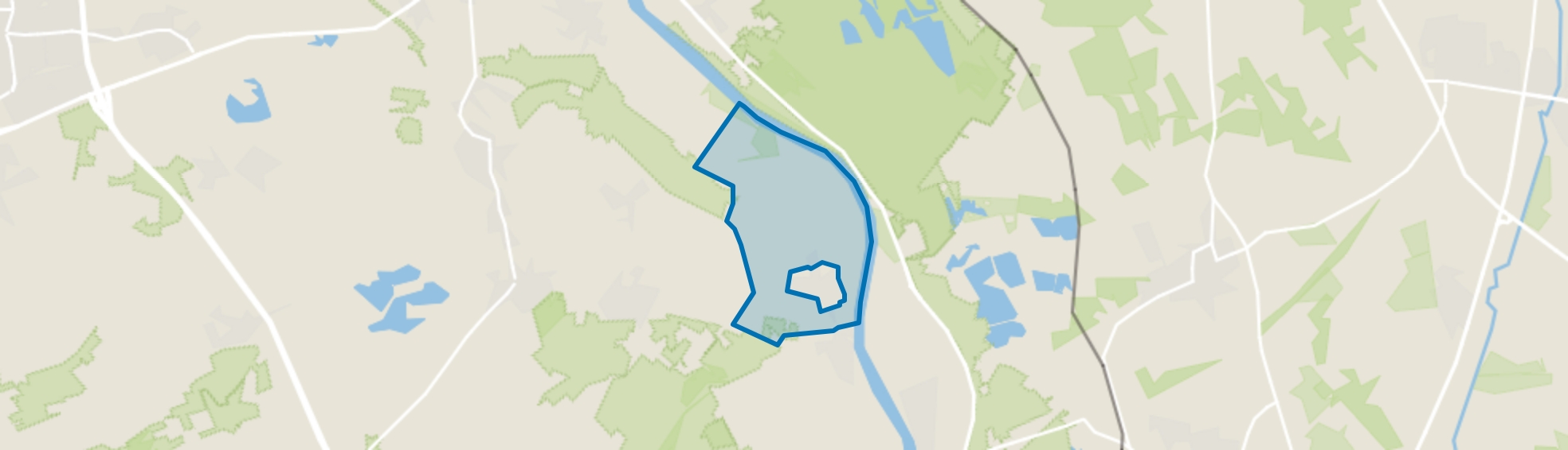 Verspreide huizen Broekhuizenvorst, Broekhuizenvorst map