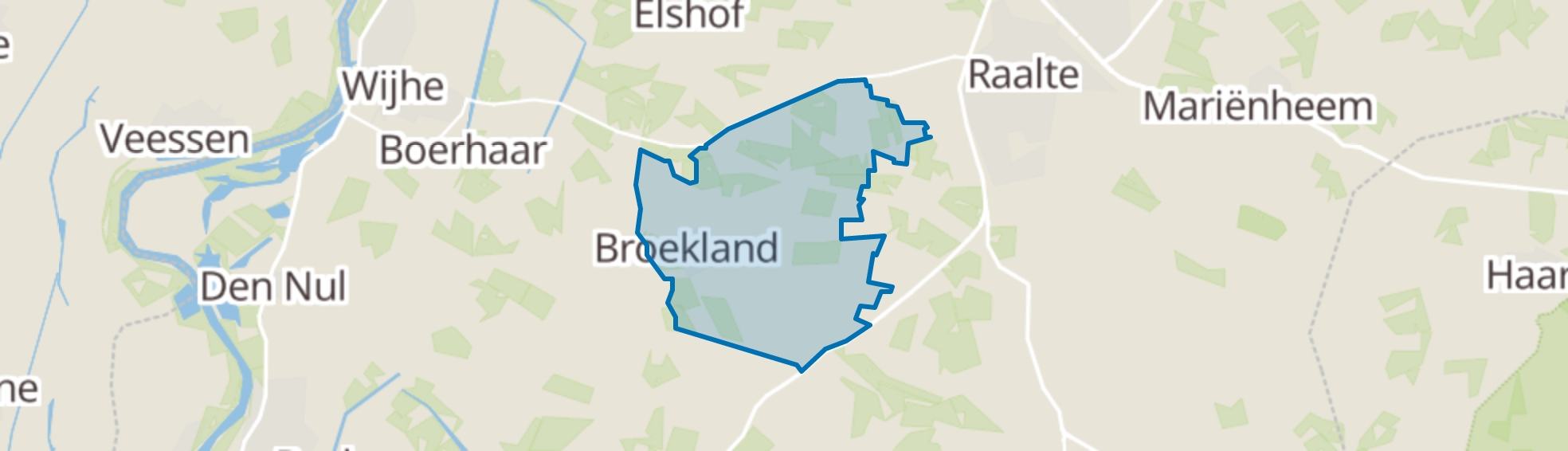 Broekland map