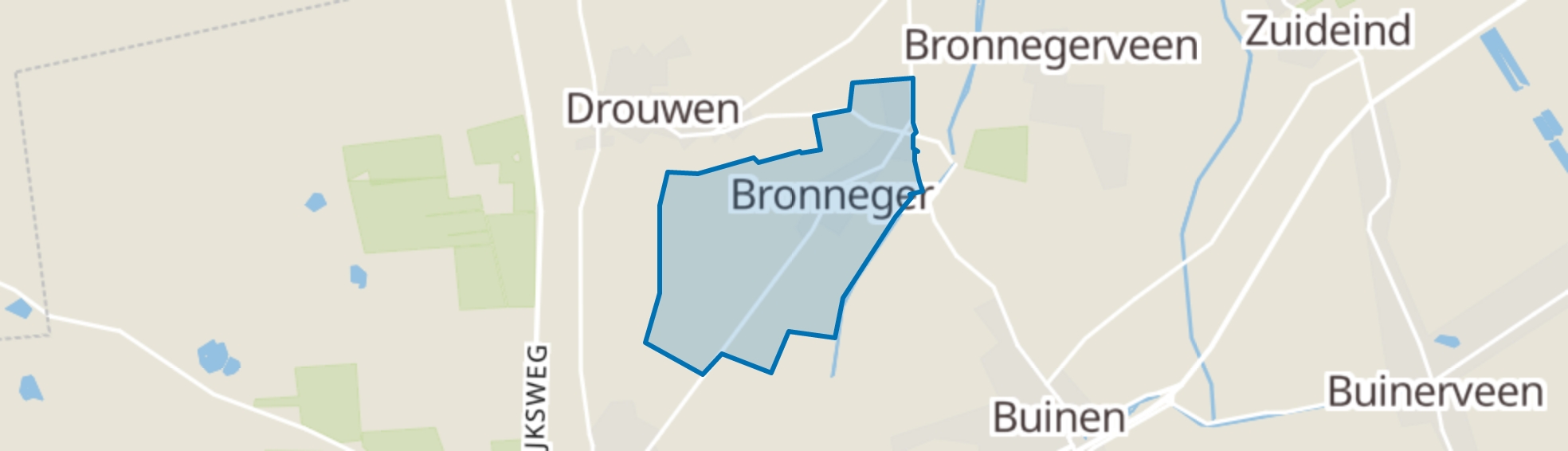 Bronneger map