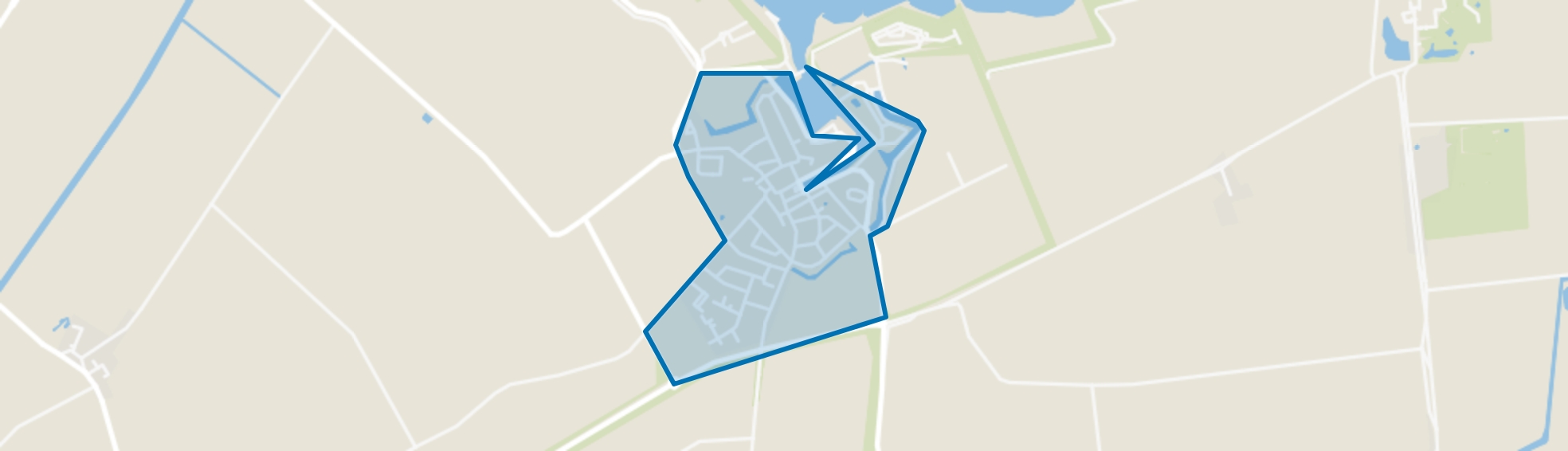 Brouwershaven, Brouwershaven map