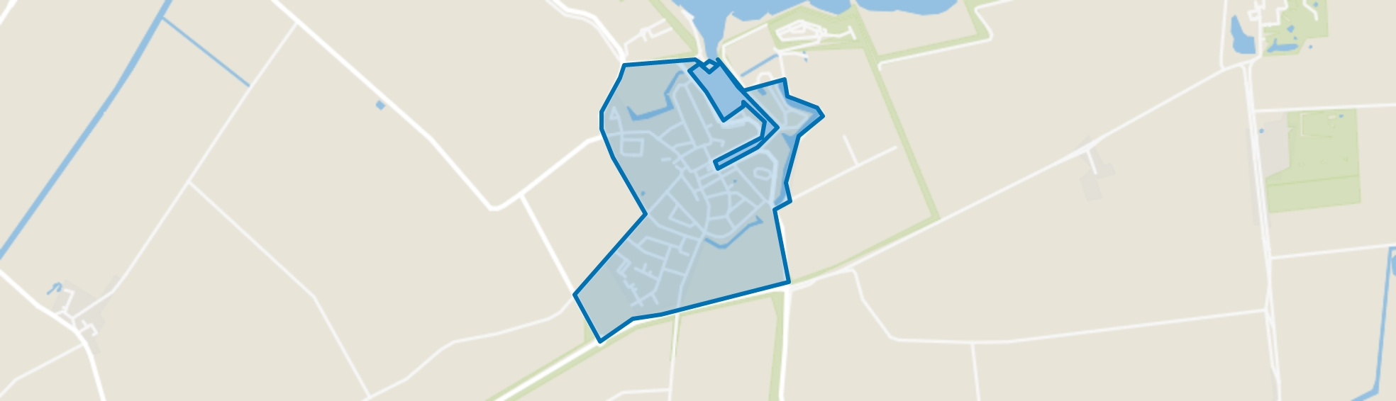 Brouwershaven, Brouwershaven map