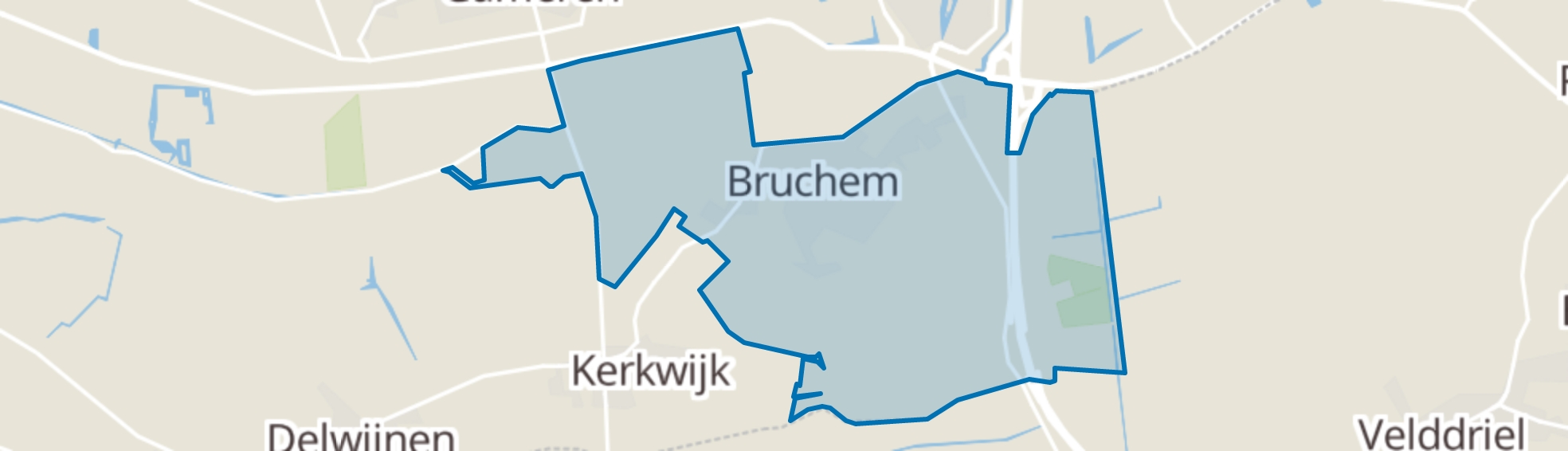 Bruchem map