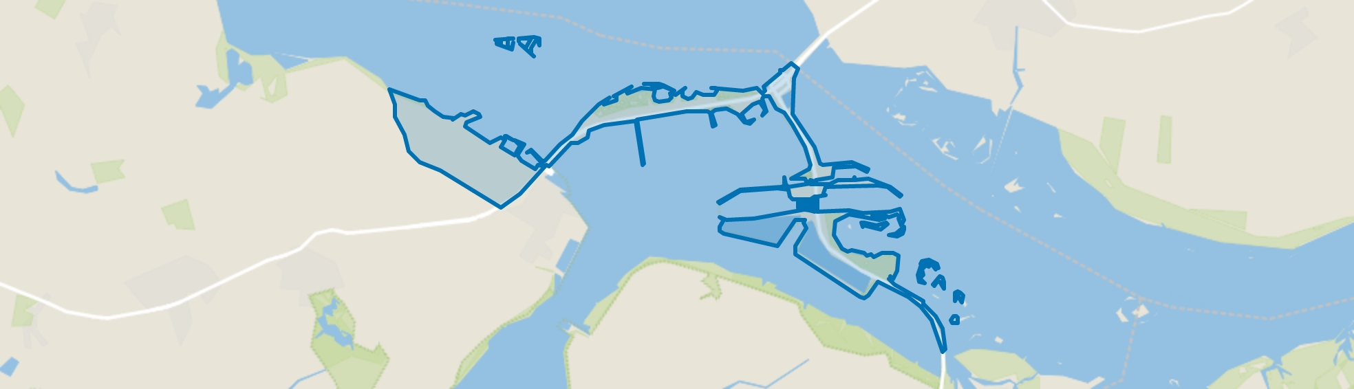 Recreatiegebied, Bruinisse map