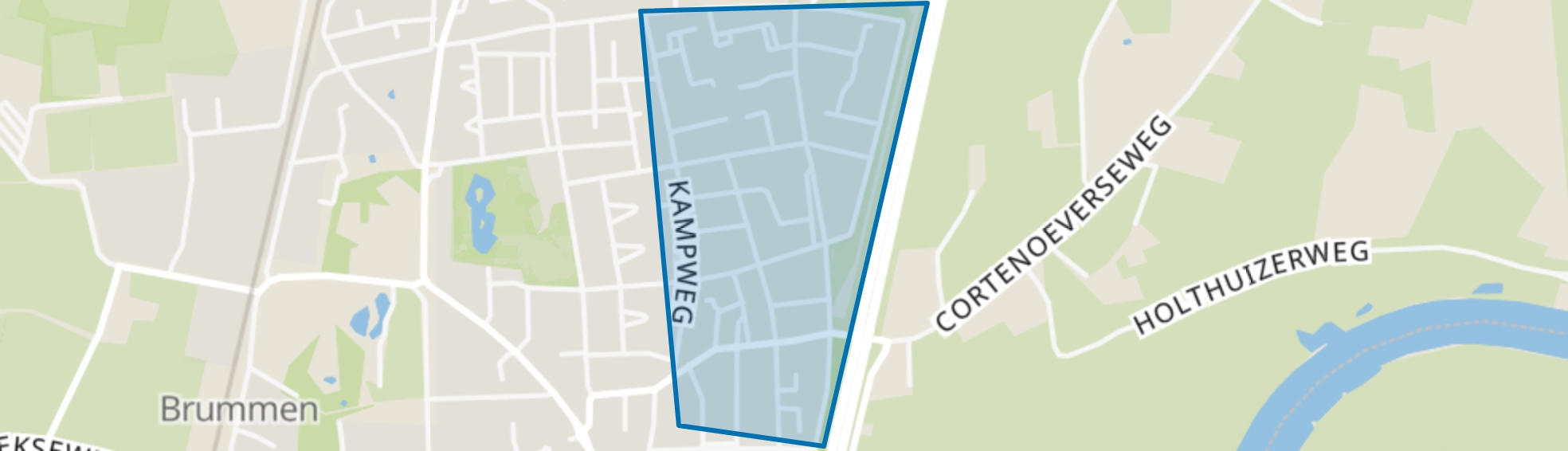 Brummense Enk Oost, Brummen map
