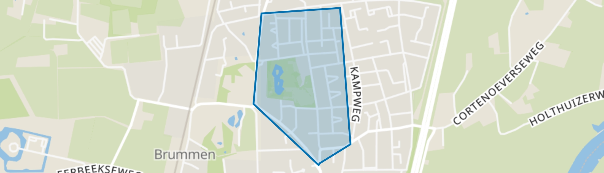 Brummense Enk West, Brummen map