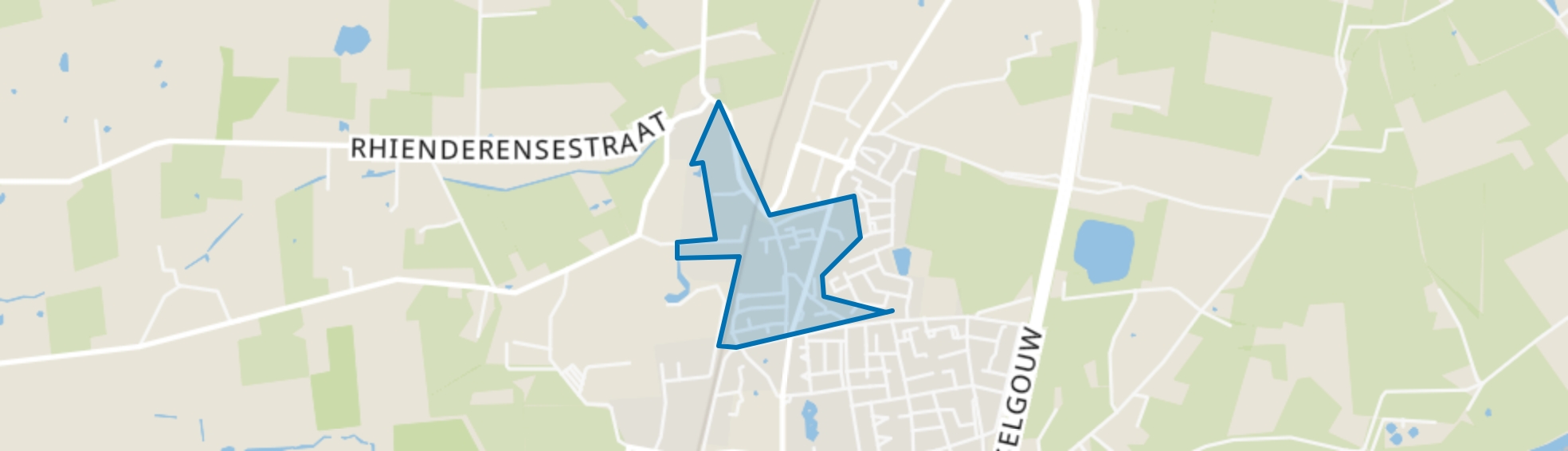 Rhienderen Kern, Brummen map