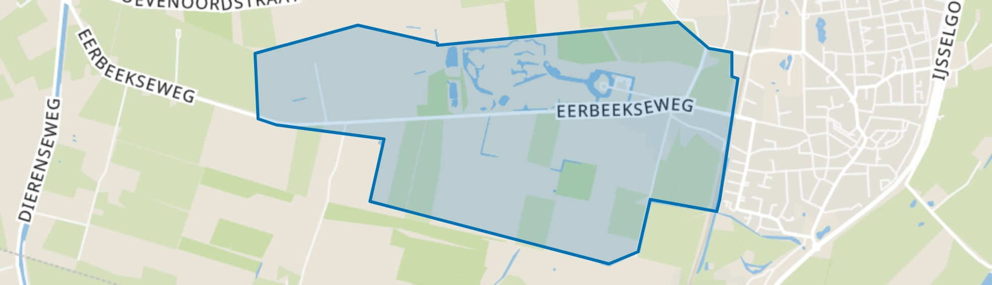 Verspreide huizen Brummen, Brummen map