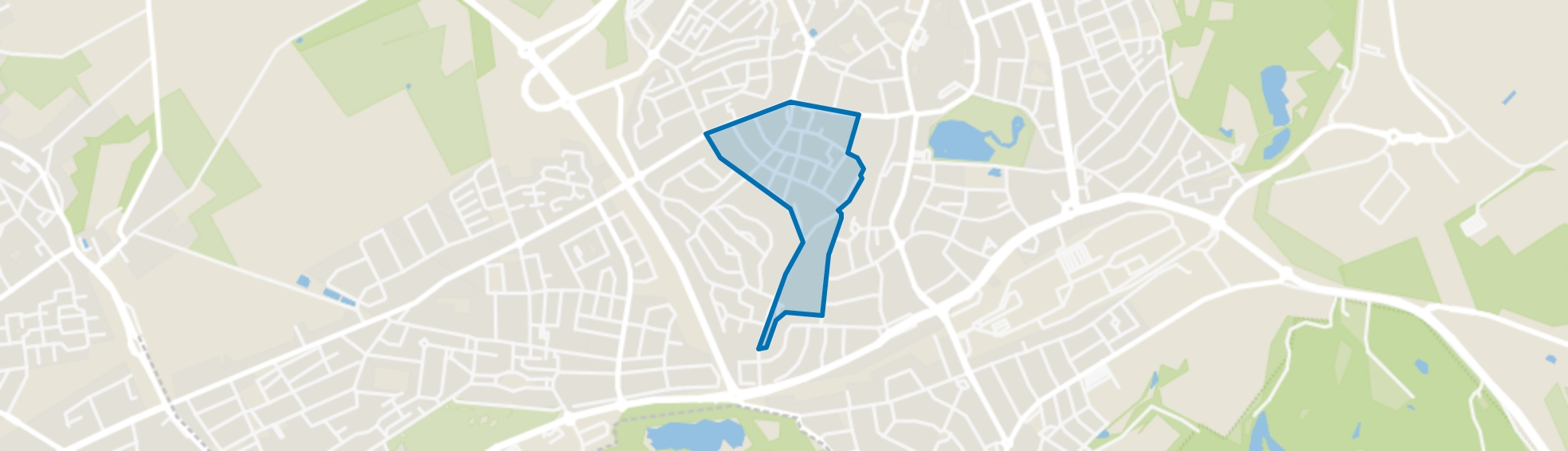 Kruisberg, Brunssum map