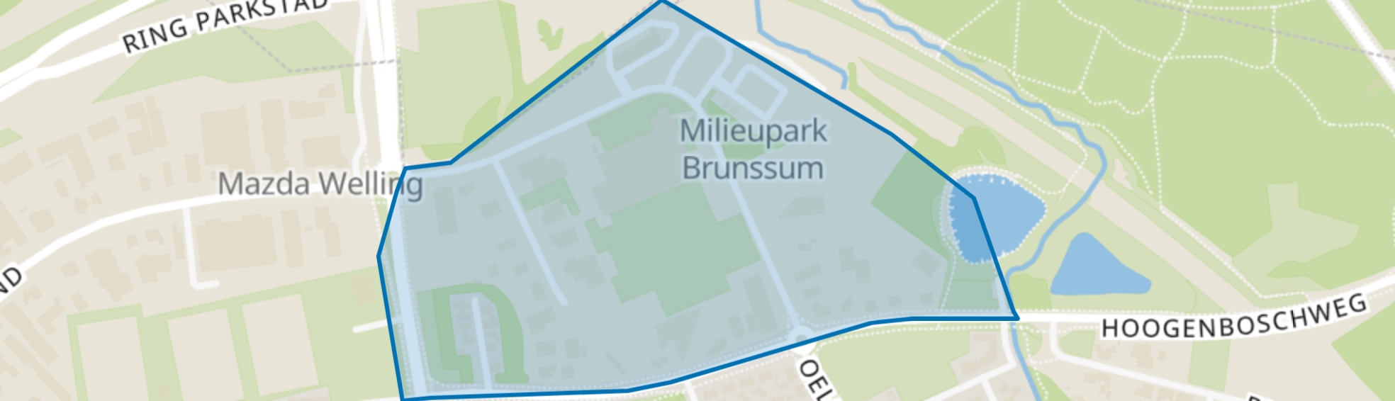 Rode Beek, Brunssum map