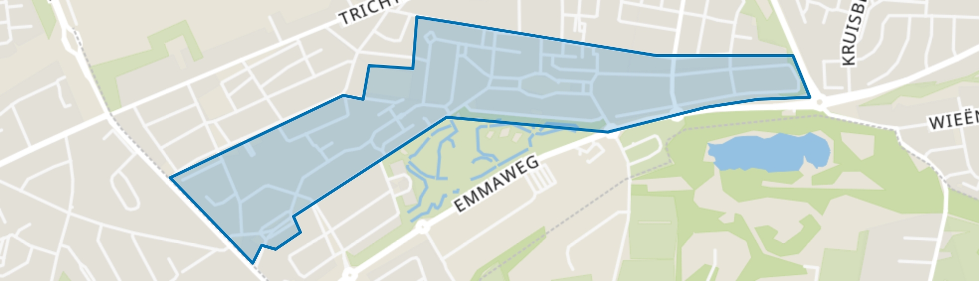 Treebeek-Zuid, Brunssum map