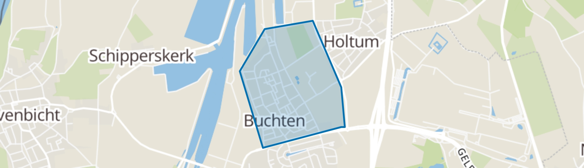 Buchten map