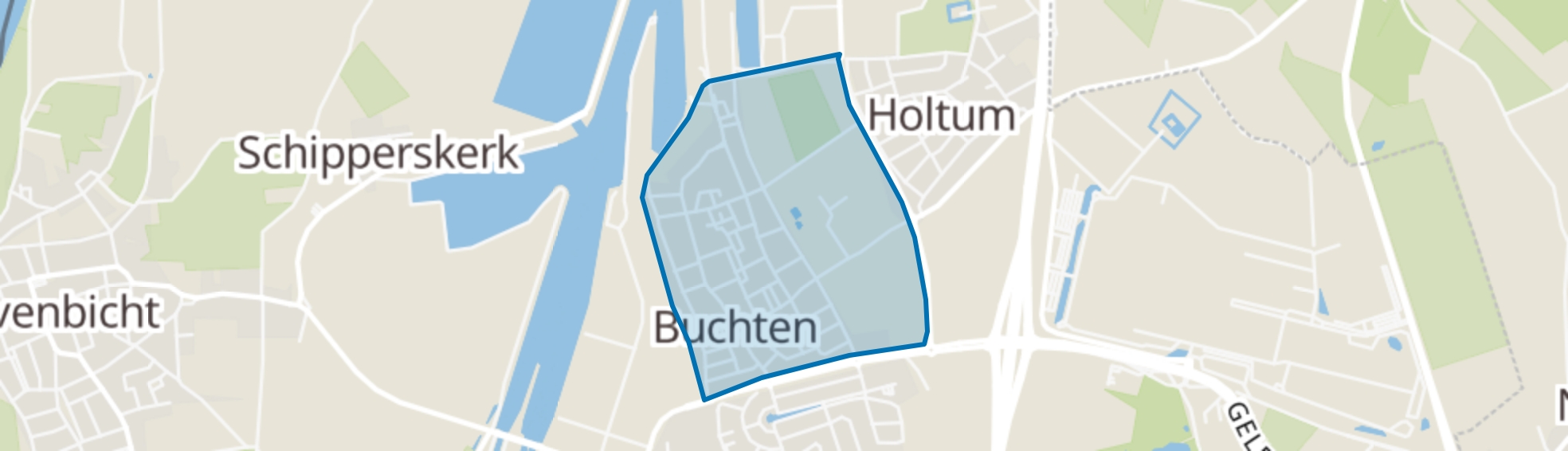 Buchten map