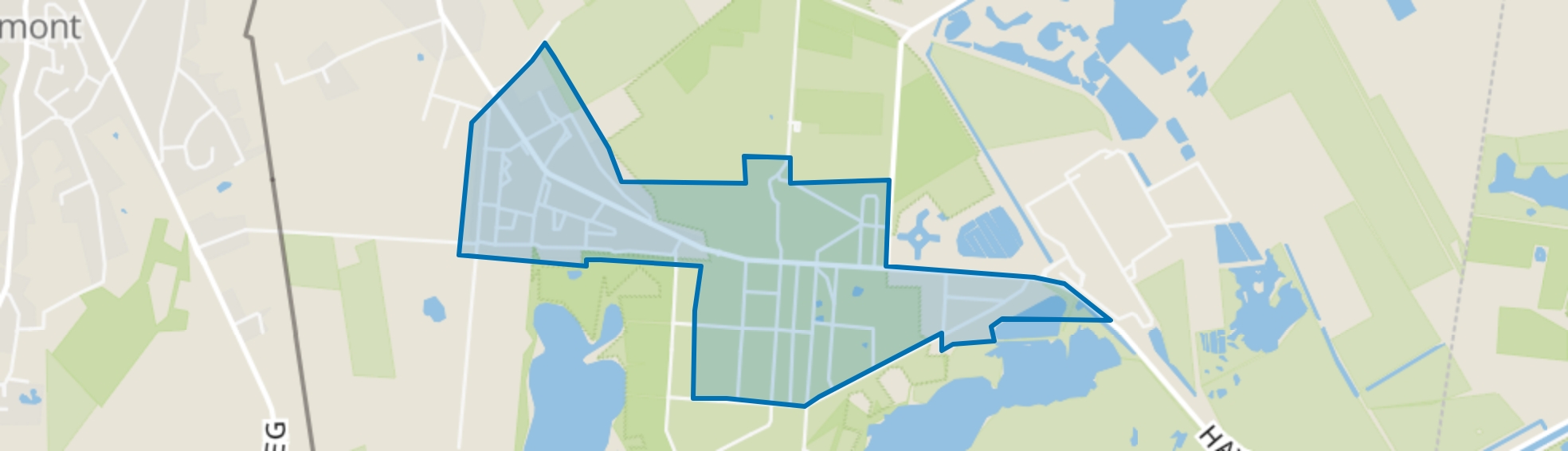 Budel-Dorplein, Budel-Dorplein map
