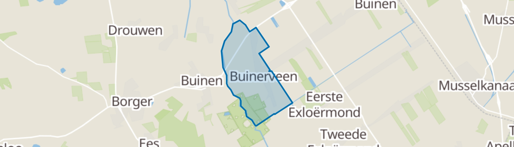 Buinerveen map