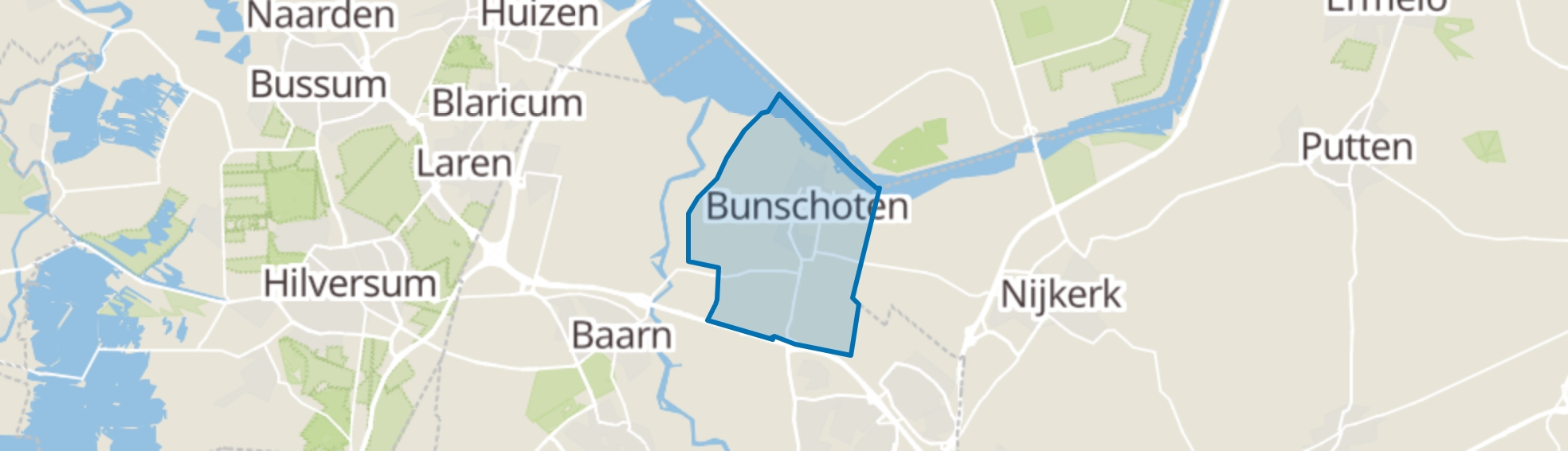 Bunschoten-Spakenburg map