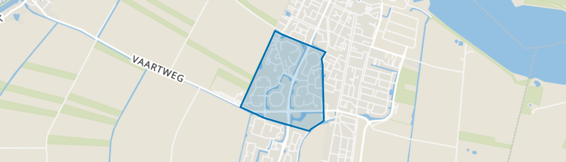 Bikkersvaart, Bunschoten-Spakenburg map