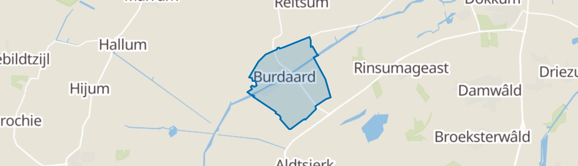 Burdaard map