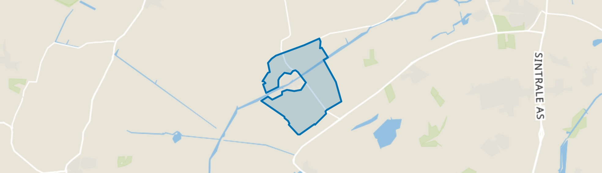 Verspreide huizen Birdaard, Burdaard map